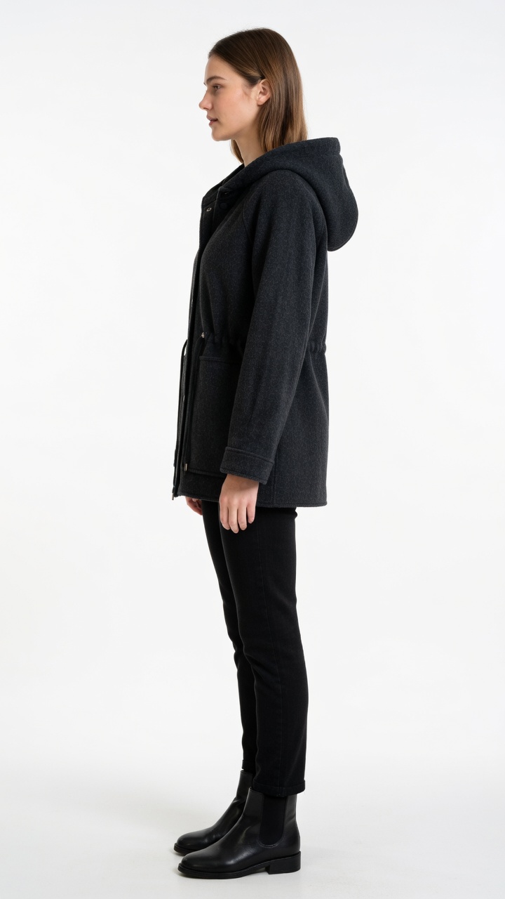Пальто демисезон Артикул Л136-2669 (графит 2XL)